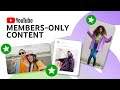 Members Only Content Videos Shorts Live Streams Posts For Channel Memberships