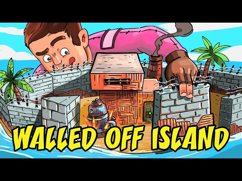 I ACTUALLY WALLED OFF AN ISLAND ON RUST - For real the Island was ENORMOUS!!!