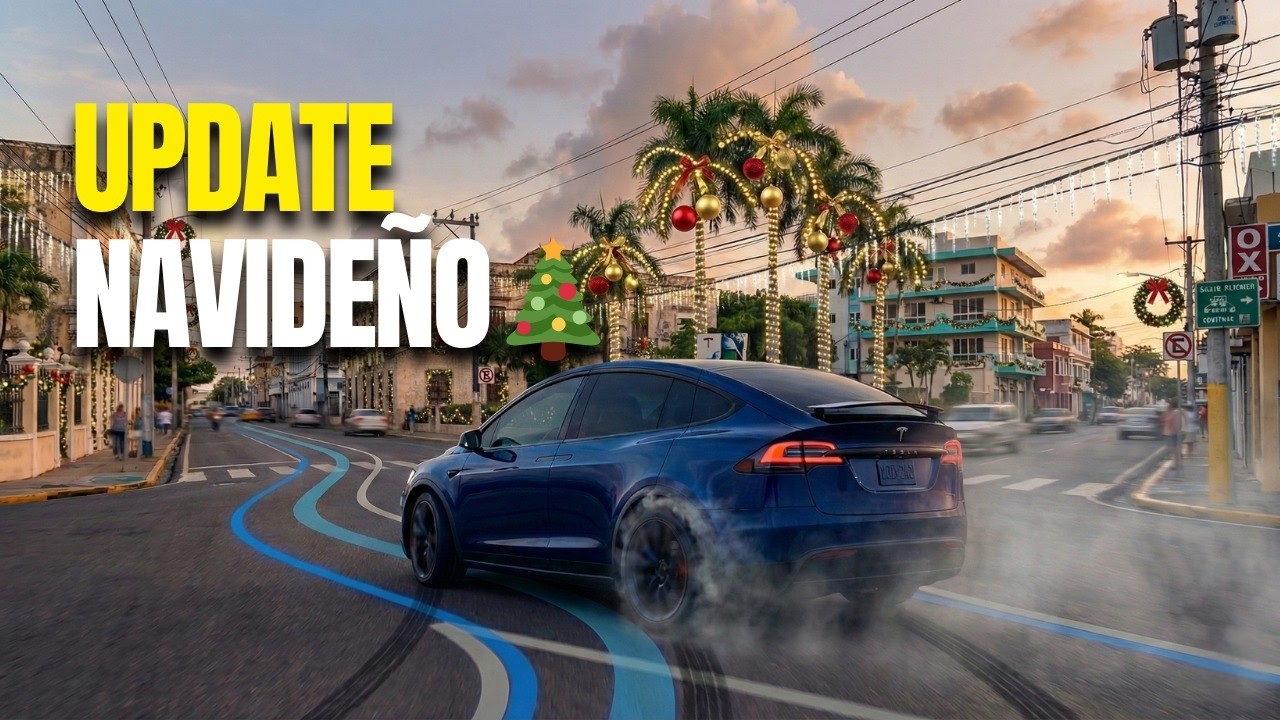 TESLA UPDATE DE NAVIDEÑO CAMBIA TODO