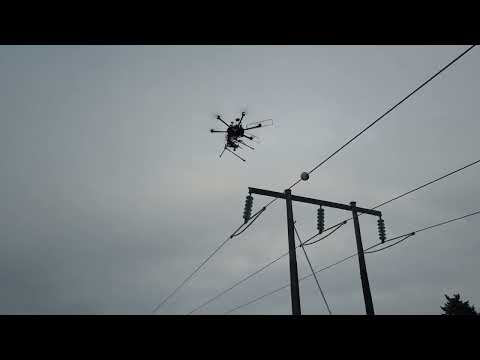 Heimdall Power drone installation for Elvia