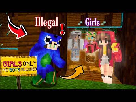 SHOCKING: ILLEGAL PLAYER Joins Girls-Only Minecraft Server?!