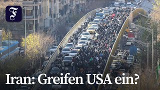 Gewalt bei Demonstrationen: Trump droht Iran