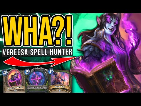 INSANE DAMAGE! Vereesa Hunter Feels GREAT! - Hearthstone