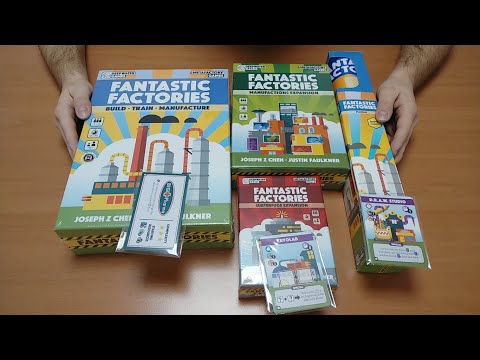 Unboxing Fantastic Factories + Espansioni & Playmat - Gioco da Tavolo (96# Unboxing Non Richiesto)