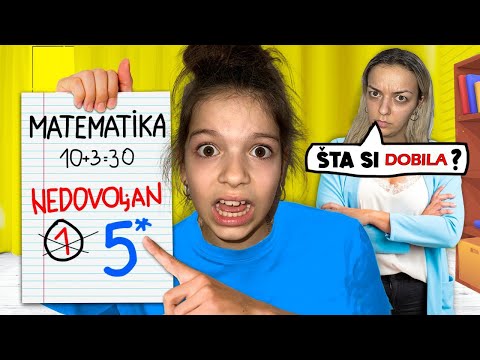 LAŽEM MAMU DA SAM DOBILA 5 NA TESTU!!