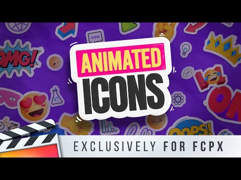 Animated Icons PLUGIN for Final Cut Pro - Trailer