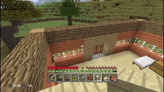 ps4マイクラサバイバルpaato1二人家を作る！！