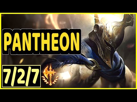 PANTHEON VS PYKE - 7/2/7 KDA SUPPORT GAMEPLAY GRANDMASTER I
