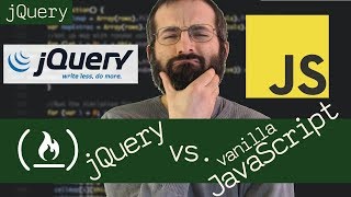 jQuery vs vanilla JavaScript - Beau teaches JavaScript