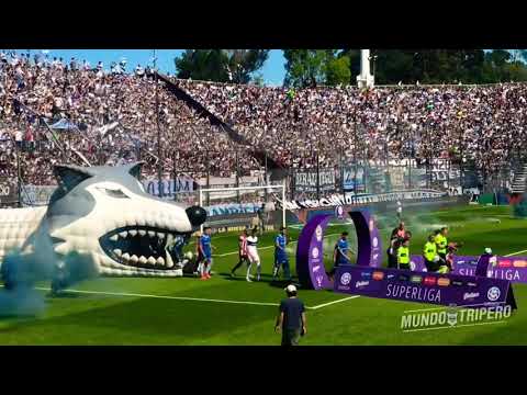 "Espectacular recibimiento tripero en el Bosque" Barra: La Banda de Fierro 22 • Club: Gimnasia y Esgrima