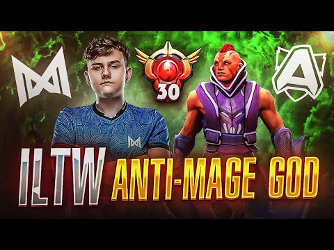 iLTW Super Farmed Anti-Mage GOD - NIGMA vs ALLIANCE