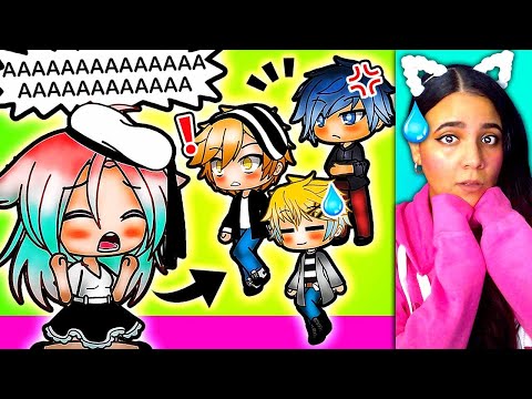 😬 I'm SCARED of BOYS... 😅 Gacha Life Mini Movie Love Story Reaction