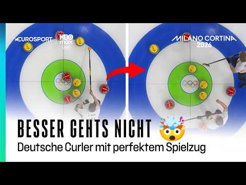 Pure Perfektion! Was ein Stein von Deutschland | Olympia 2026 | Curling Gruppenphase | Männer