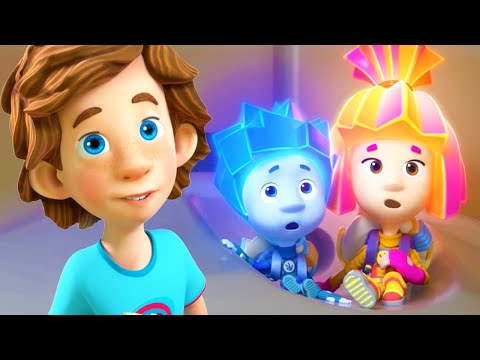 The Robot Window Cleaner 🦾 | The Fixies | Cartoons for Children | #Window - Kingdom Kids Zone, Little Learners - The Fixies