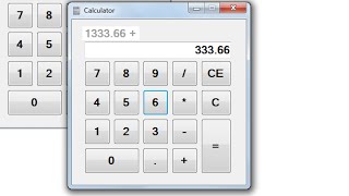 How to Make a Calculator in C# Windows Form Application Part-2