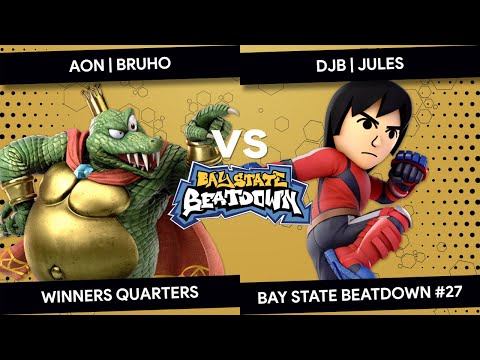 Bay State Beatdown #27 - Bruho (King K Rool) vs Jules (Mii Brawler) - Winners Quarters