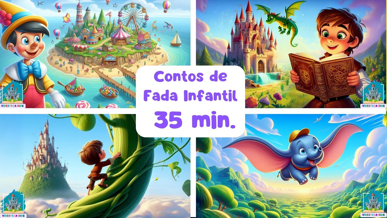 CONTOS DE FADAS - 45 min de Histórias Infantis | #historiainfantilparadormir #historiainfantil
