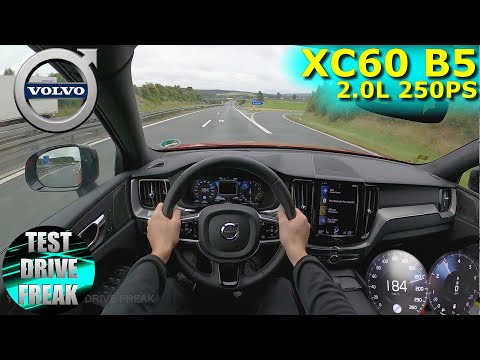 2021 Volvo XC60 B5 250 PS TOP SPEED AUTOBAHN DRIVE POV