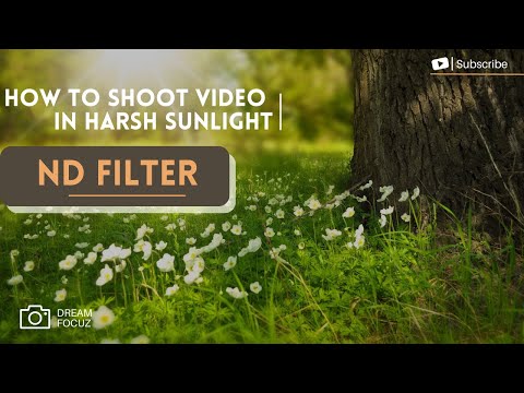 How to shoot video in harsh sunlight with proper motion blur?