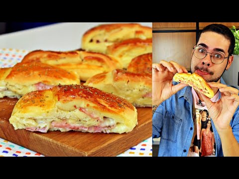 HAM AND CHEESE ROLL - KNEE | BASIC DOUGH FOR BAKED SAVORY