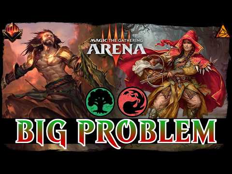BIG PROBLEMS | MTG Arena - Gruul Stompy Ramp Aggro MYTHIC RANK Standard Deck OMENPATHS/Spider-Man