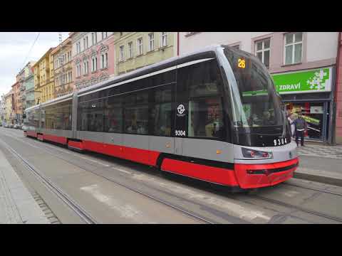 Czech Republic, Prague, Kamenická tram stop