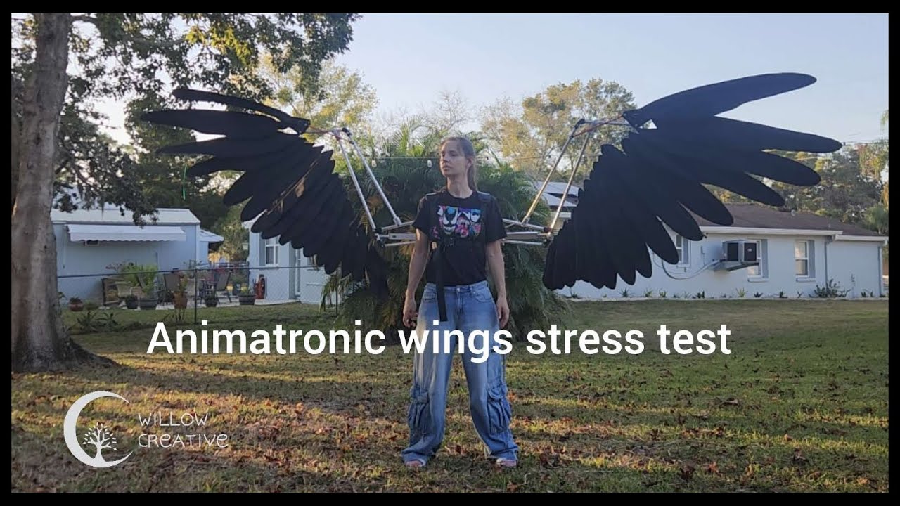 Animatronic wings full walk-through of the structure (2025)