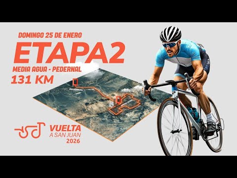 EN VIVO I VUELTA A SAN JUAN 2026 I ETAPA 2 I MEDIA AGUA - PEDERNAL I 131 KM
