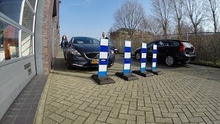 preview picture of video 'Volvo V40 D2 City Safety test Amstelveen Bangarage'