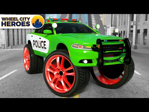 The Police Car Drank Magic Potion and Turned into a Monster   Wheel City Heroes