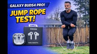 Samsung Galaxy Buds4 Pro: Jump Rope Fit Test! (Best Workout Earbuds?)