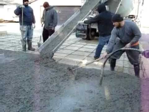 How to Pour  Concrete .