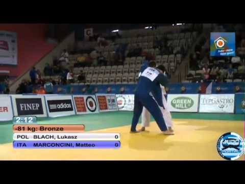 European Judo Open Men Prague 2014 Bronze -81kg BLACH Lukasz (POL) - MARCONCINI Matteo (ITA)