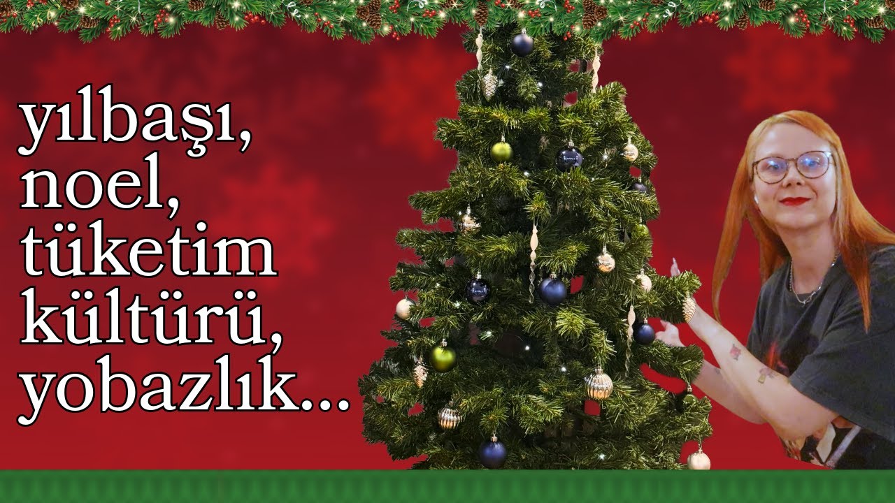 Sohbetli Yılbaşı Ağacı Süsleme 🎄