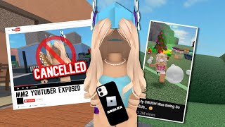 I REACTED To YOUR VIDEOS Of ME In MM2 (Murder Mystery 2)