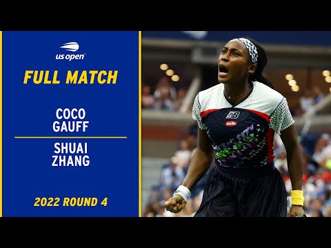 Coco Gauff x Shuai Zhang partida completa | 4ª rodada do US Open de 2022