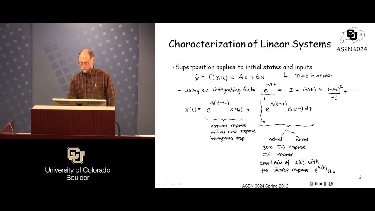 ASEN 6024: Nonlinear Control Systems - Sample Lecture