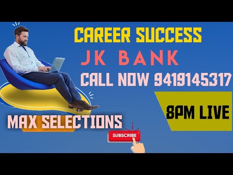 BEST ONLINE COACHING FOR #JKBANK PO ,BA ,#JKSSB CLASS 4,#ACCOUNTSASSISTANT .JOIN NOW CALL 9419145317
