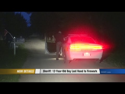 12 Year Old Boy in Firework Accident