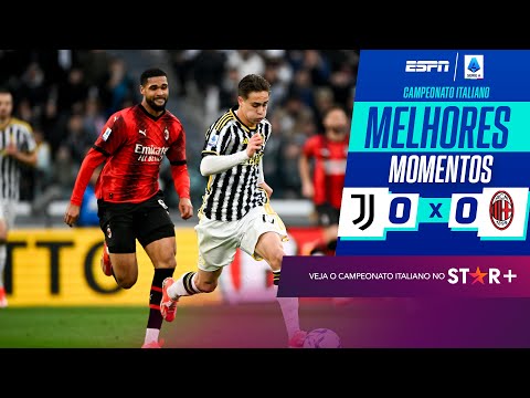 Gols e lances de Juventus x Milan