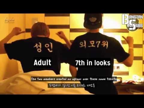 [ENG] 140717 [BANGTAN BOMB] Nickname Tshirts! 95 cam #1