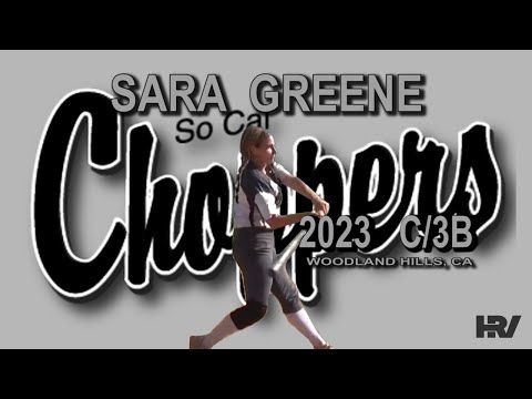 2023 Sara Greene Catcher and 3B Softball Skills Video - SoCal Choppers-Rohr