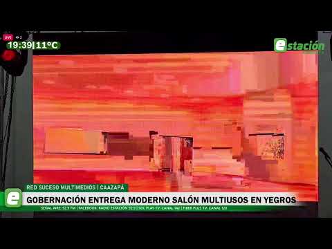 En Vivo | Acto inaugural del Salón Multiusos de la ciudad de Fulgencio Yegros