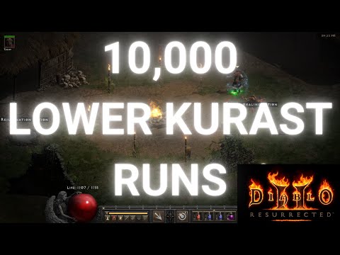 Diablo 2 Resurrected - I did 10,000 LOWER KURAST RUNS