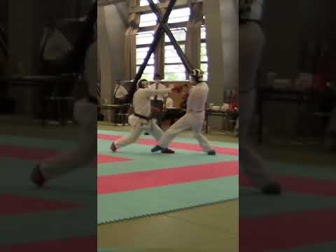 流れる様な見切りからの蹴り技　#空手 #karate #short