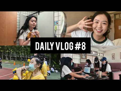 【VLOG#8】旅館系大學生日常｜報告週、打桌球、宿舍生活