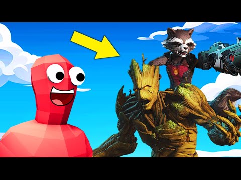 I UPGRADE This Wobbler Into GROOT AND ROCKET! - TABS Unit Creator