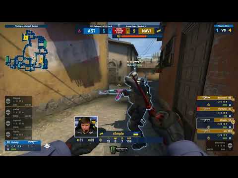 Bubzkji gets knifed by s1mple