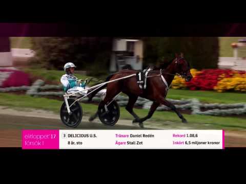 Presentation hästarna i Elitloppet Benders försök 1