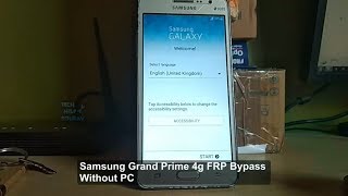 Samsung Galaxy Grand Prime 4g FRP Bypass/Remove Google Account Without PC (How To) Step By Step